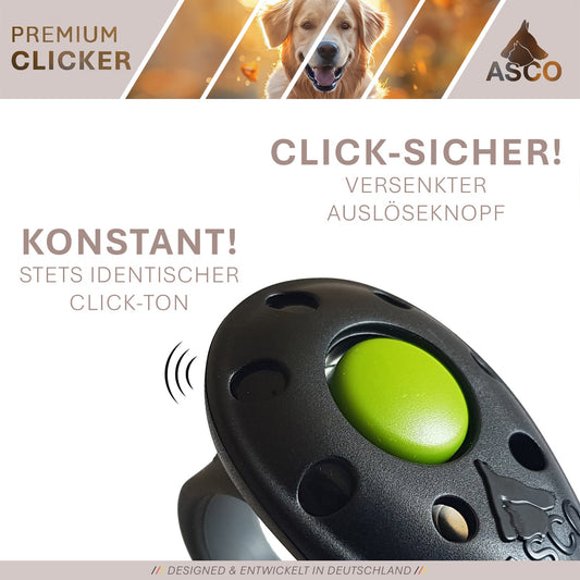 ASCO Finger Clicker – für Hunde, Katzen, Pferde