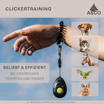 ASCO Finger Clicker – für Hunde, Katzen, Pferde